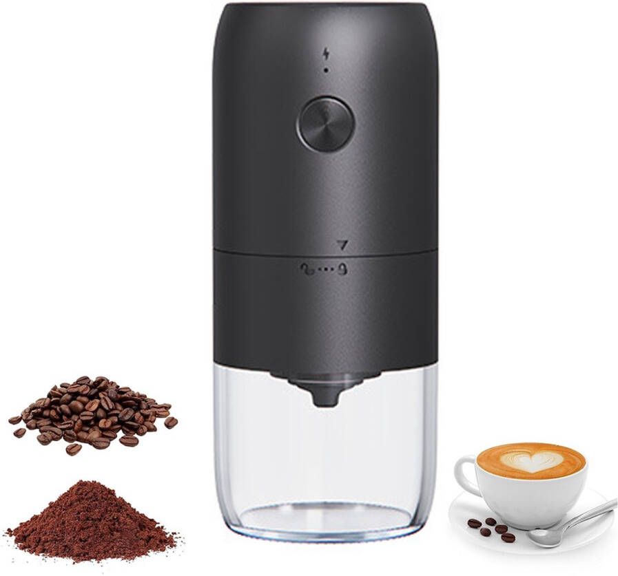 QTTVBTNA -Elektrische Koffiemolen met Afneembare Kom – Multifunctionele Kruidenmolen voor Koffiebonen Noten Granen en Specerijen