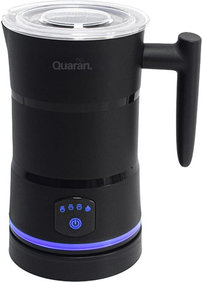 Quaran Elektrische Melkopschuimer Melkklopper 4-in-1 Handige Melkschuimer Warm en Koud Opschuimen 600 ml Antiaanbaklaag