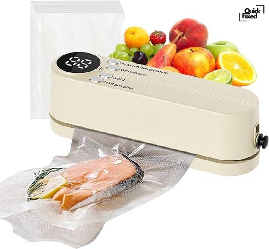 Quickfixed Vacumeermachine Foodsafer Vacuumpomp Vacuum Voor Vacumeerzakken Voor Voetsel Creme