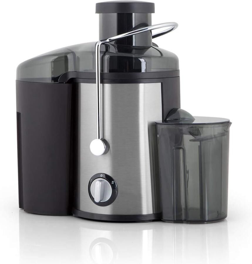 QUOVO Sapcentrifuges Groenten En Fruit – Slowjuicer Met 2 Snelheden – Sapcentrifuge 600ml slow juicer – Zwart 30cm x 31cm x 35cm