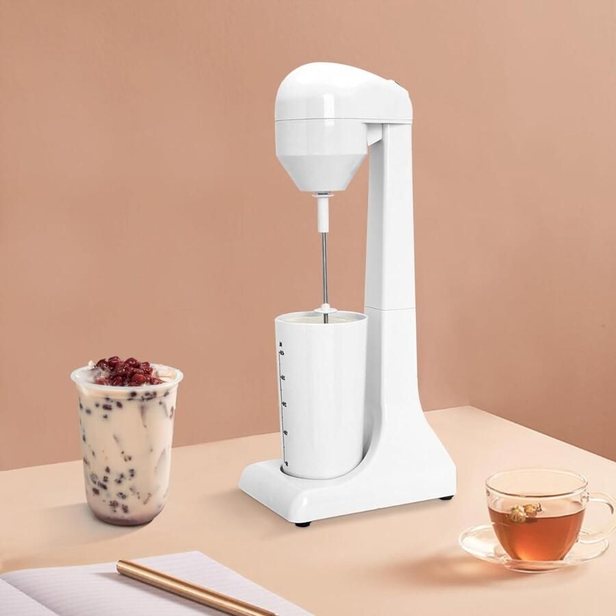 Quvo Milkshake Machine Milkshake Maker Smoothie Maker Wit 18cm x 13cm x 39cm