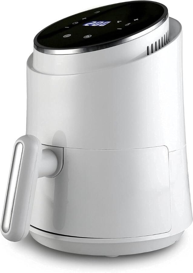Quvo Mini airfryer Airfryer klein Wit 22cm x 28cm x 27cm