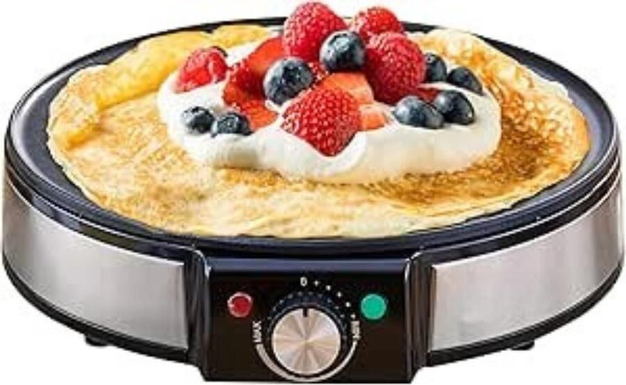 Quvo Pannenkoekenmaker Pancake maker Pannenkoek Zwart ‎31cm x 8cm x 33cm
