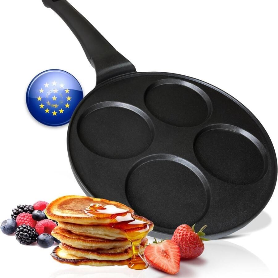 Quvo Poffertjespan Poffertjespannen Zwart 47cm x 27cm x 3cm