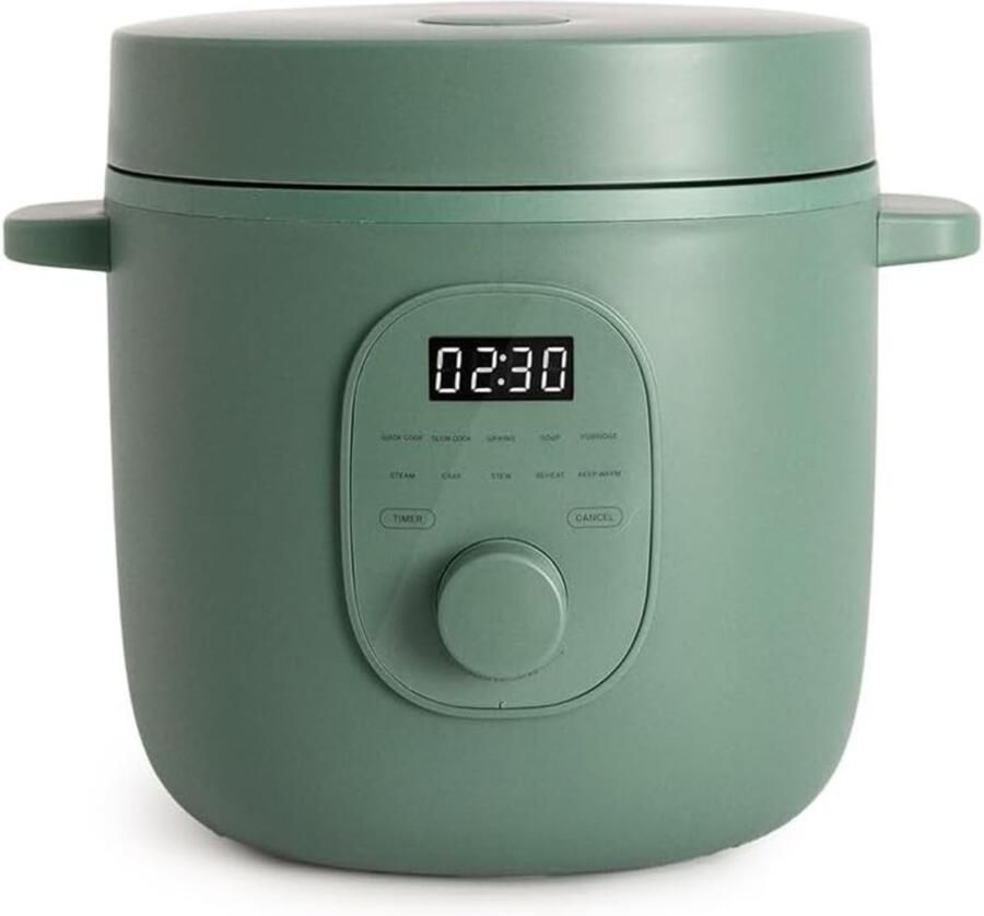 Quvo Rijstkoker klein Rijstkoker Rijstkokers Groen 24cm x 23cm x 23cm