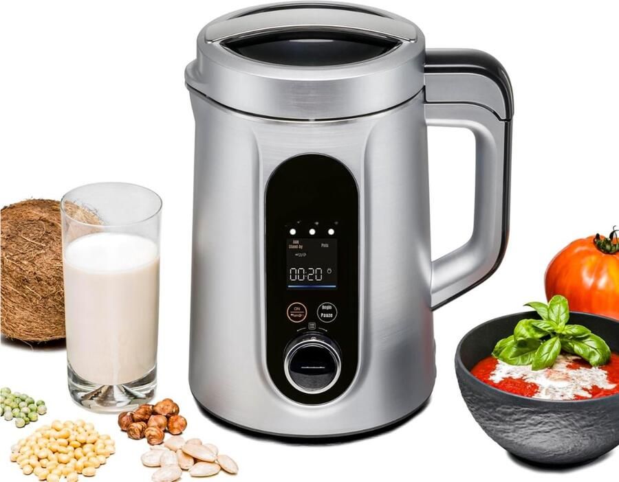 Aurixi Soepmaker Soepmakers Soupmaker Zilver ‎23cm x 22cm x 28cm