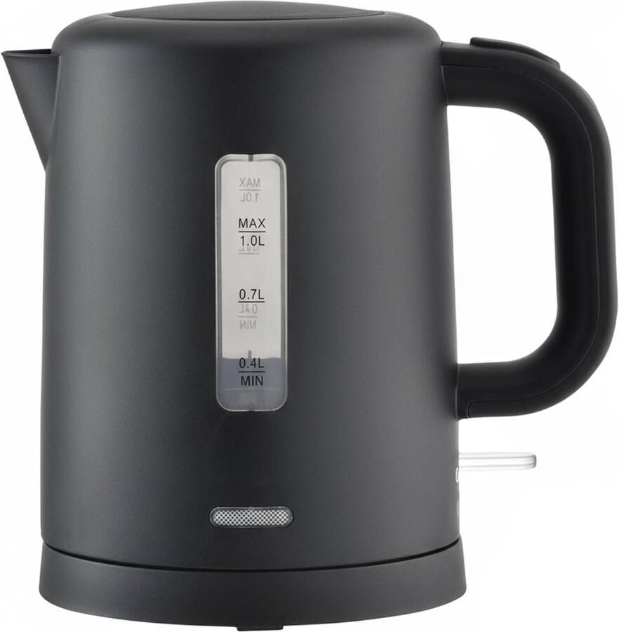 Quvo Waterkoker camping Waterkoker klein Waterkoker reis Zwart 18cm x 15cm x 20cm