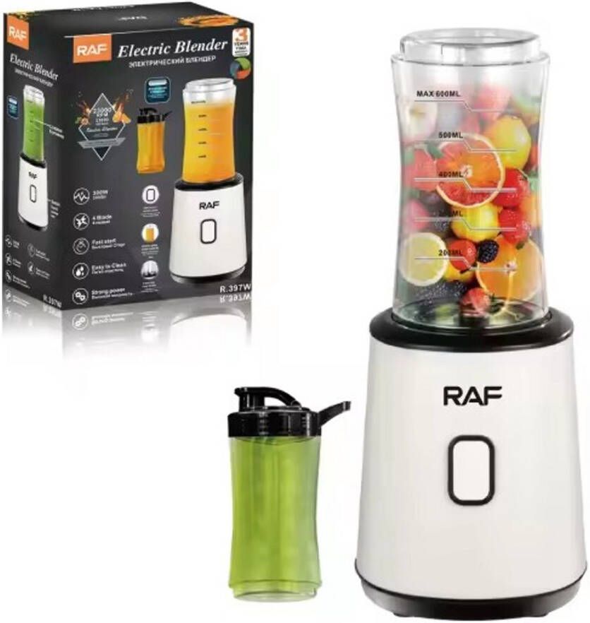 Raf 397W Blender Smoothie maker Wit