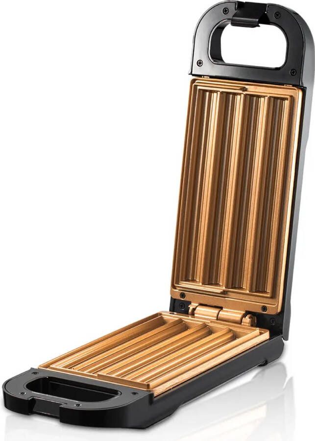Raf Churros maker 850W 4 Churros Roteerfunctie Indicitatielampje Antibaklaag Incl. Recept Zwart