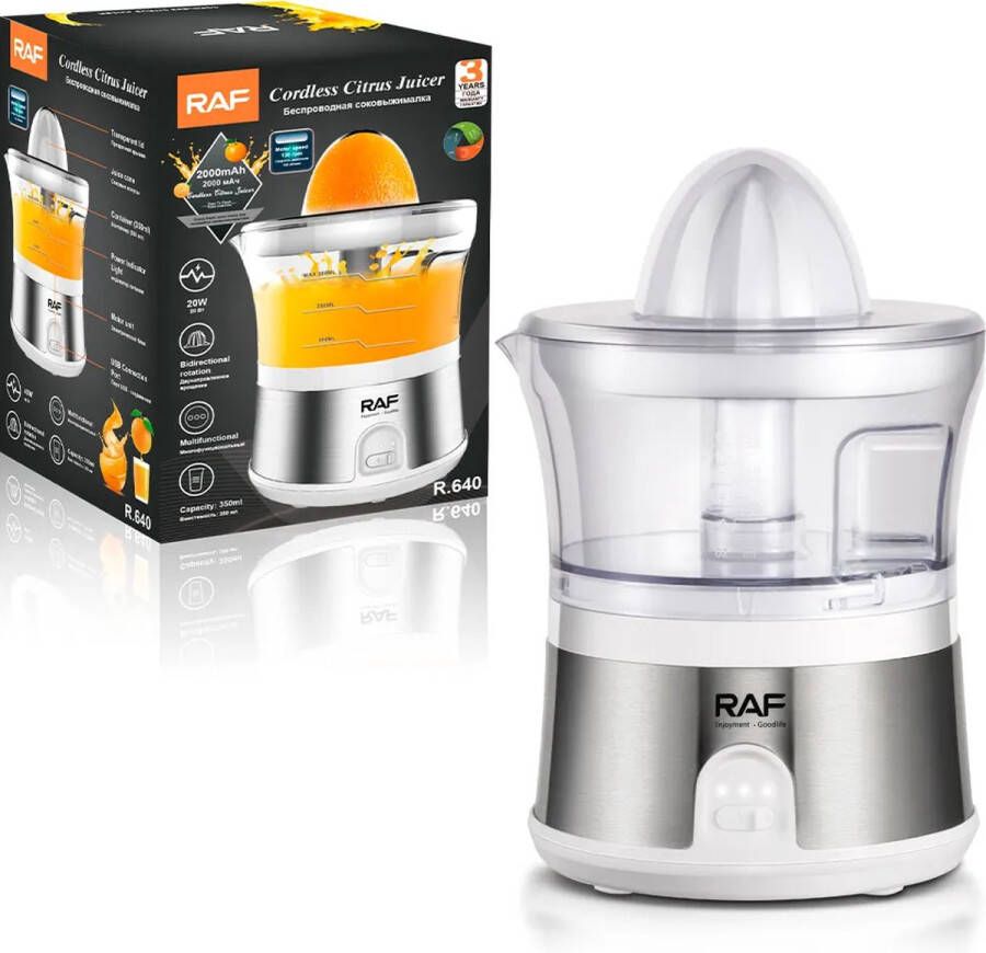 Raf Oplaadbare snoerloze citruspers