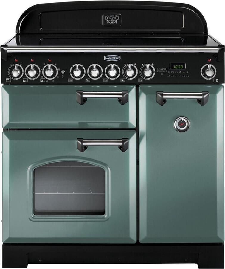Rangemaster Classic Deluxe 90 Ceramic Range-fornuis Electrisch Keramisch Groen