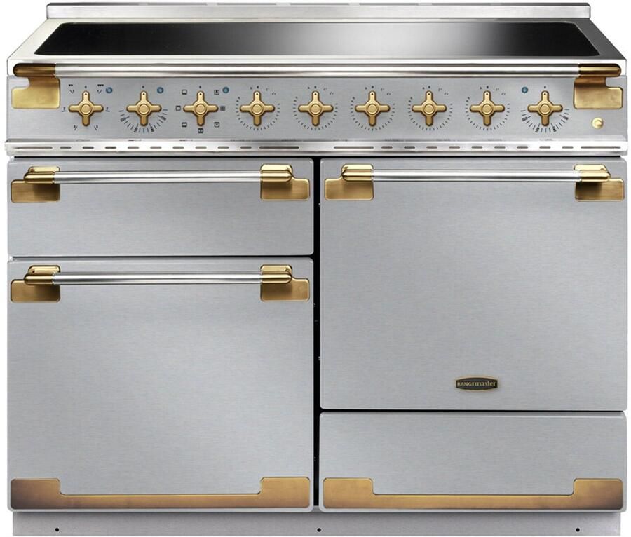 Rangemaster ELS110EISS AB fornuis Range-fornuis Electrisch Inductiekookplaat zones Roestvrijstaal