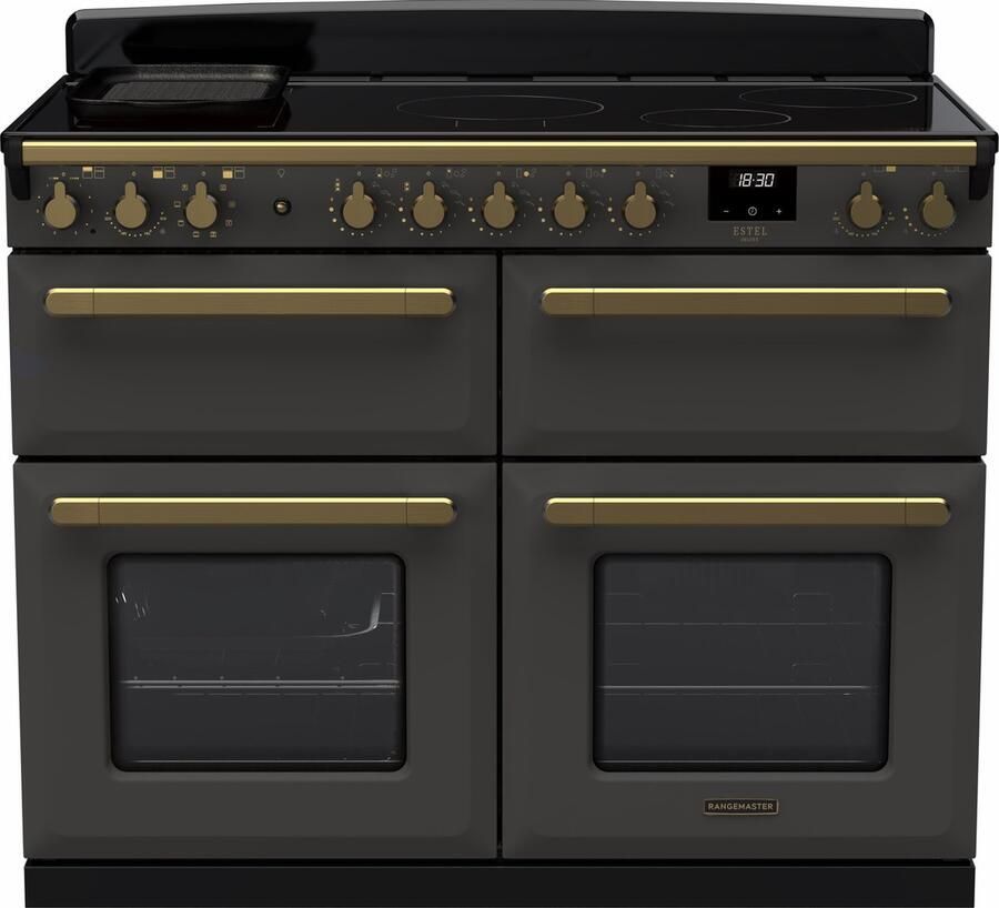 Rangemaster Estel Deluxe ESDLB110EIPSLT AB1 fornuis Range-fornuis Electrisch Inductiekookplaat zones Slate