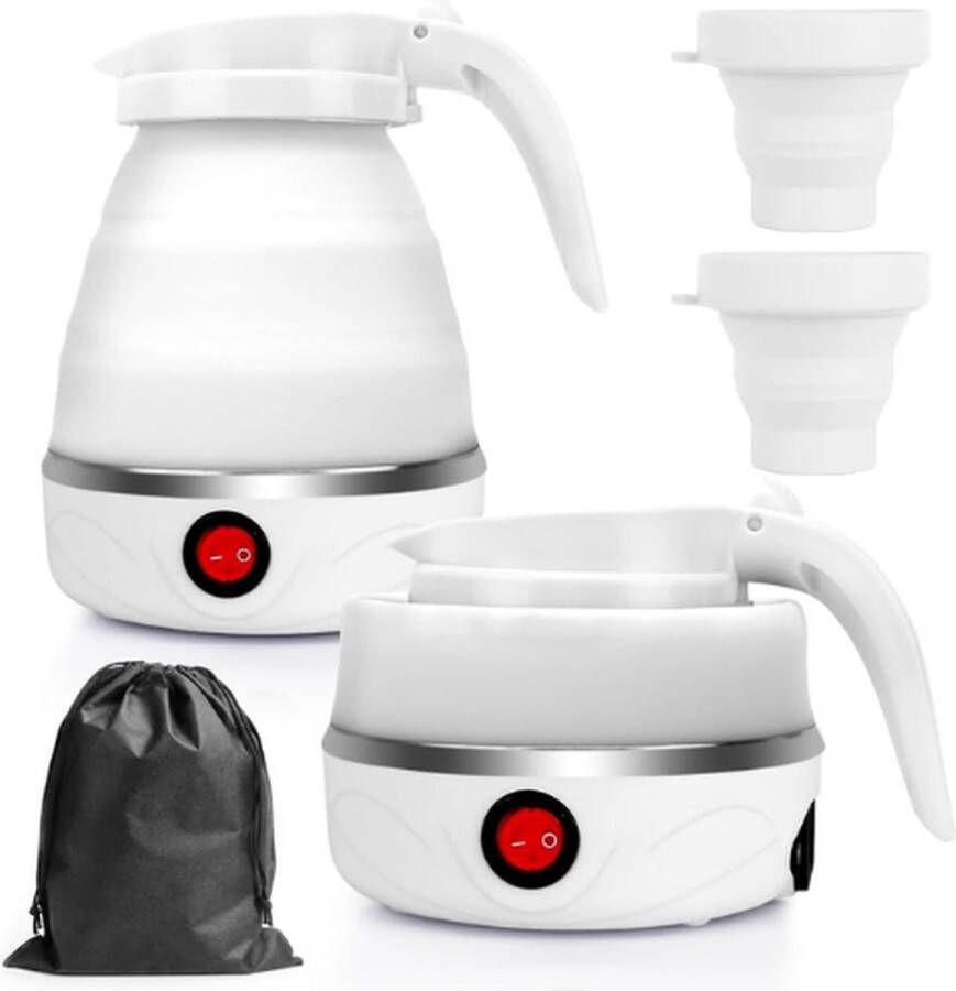 RANJIMA Draagbare Waterkoker Mini Waterkoker Opvouwbare Waterkoker Portable Waterkoker Electrische Waterkoker