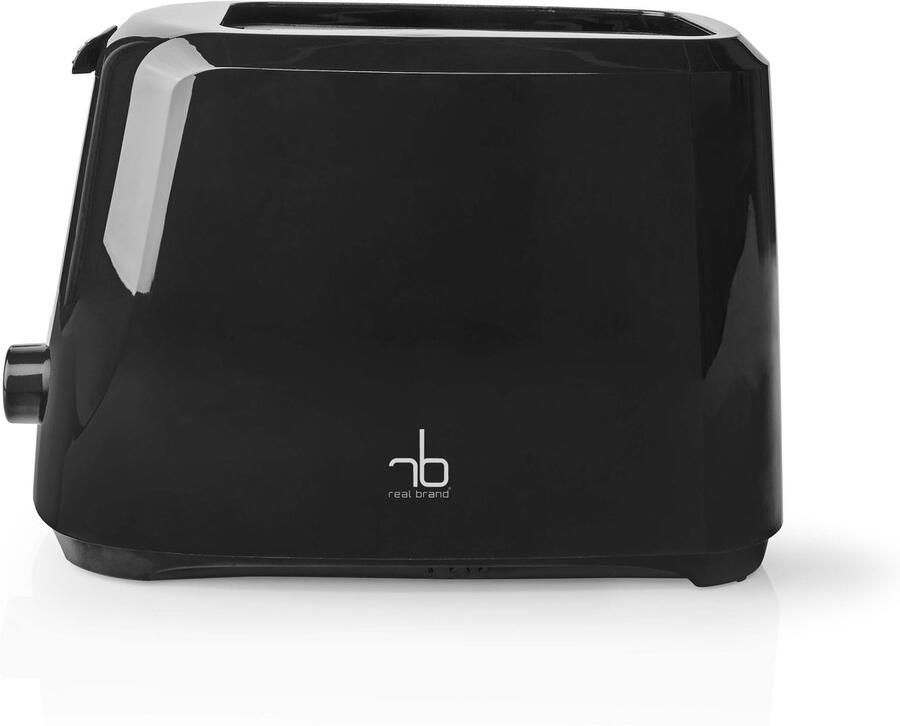 RB projects Compacte Broodrooster 700W 2 Sleuven Zwart 50 60 Hz