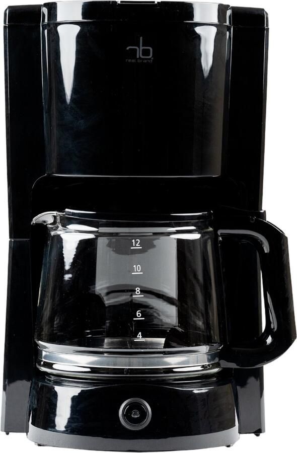 RB projects RB Coffee Machine 1 5L – Koffiezetapparaat 12 Koppen – Snel & Stil Filterkoffie Apparaat – Warmhoudfunctie & Druppelstop – Zwart