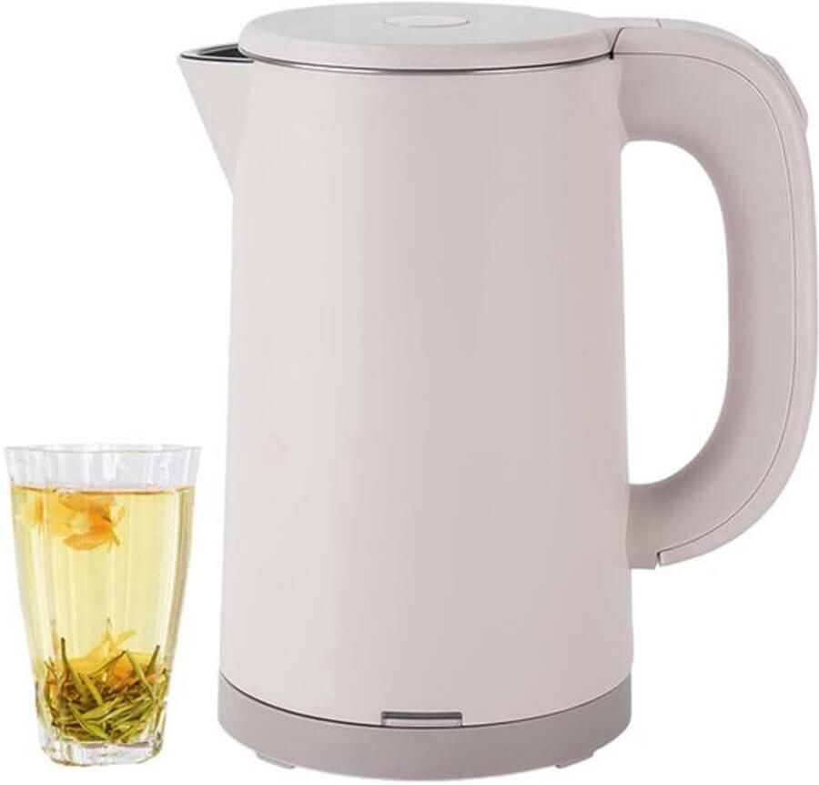 Reiswaterkoker klein 1000 W 5 minuten snel koken 304 elektrische waterkoker mini campingwaterkoker elektrisch voor reizen camping caravan of onderweg