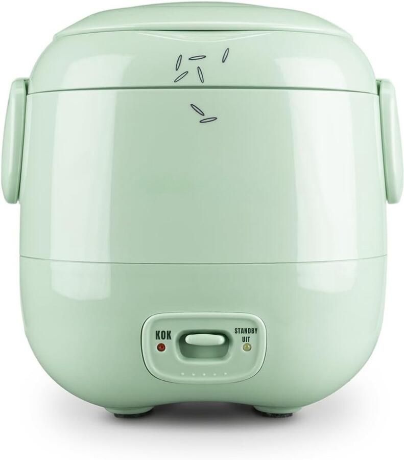 Ren Rijstkoker klein Rijstkoker Rijstkokers Saliegroen ‎16cm x 17cm x 17cm