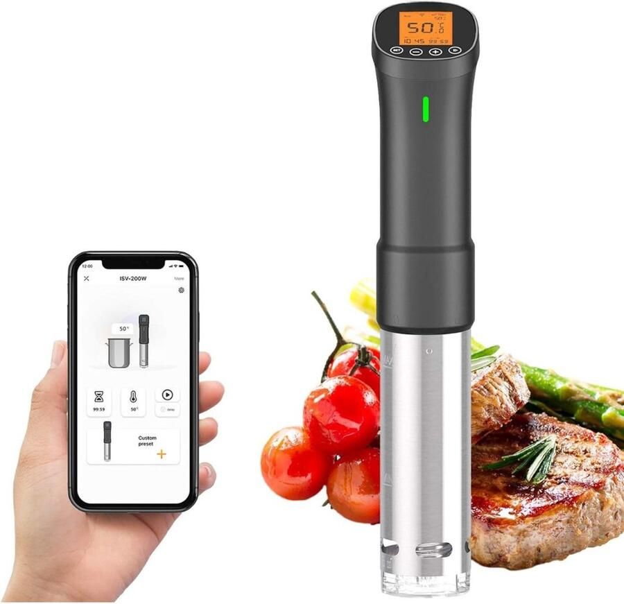 Ren Sous vide stick Vacumeermachine Sous Vide Zwart 1cm x 7cm x 39cm