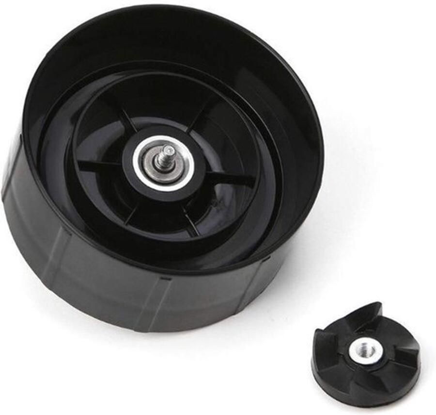 Reserveonderdeel Kruismes voor Staafmixer Duurzaam ABS en Roestvrijstalen Ontwerp Krachtig Vervangend Mes voor Sapcentrifuge Eenvoudige Installatie 1 Eenheid (BLACK)