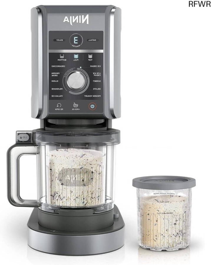 RFWR 11-in-1 IJs- en Bevroren Traktatiemaker met 2 XL Containers Perfect voor Kinderen en Gezinnen