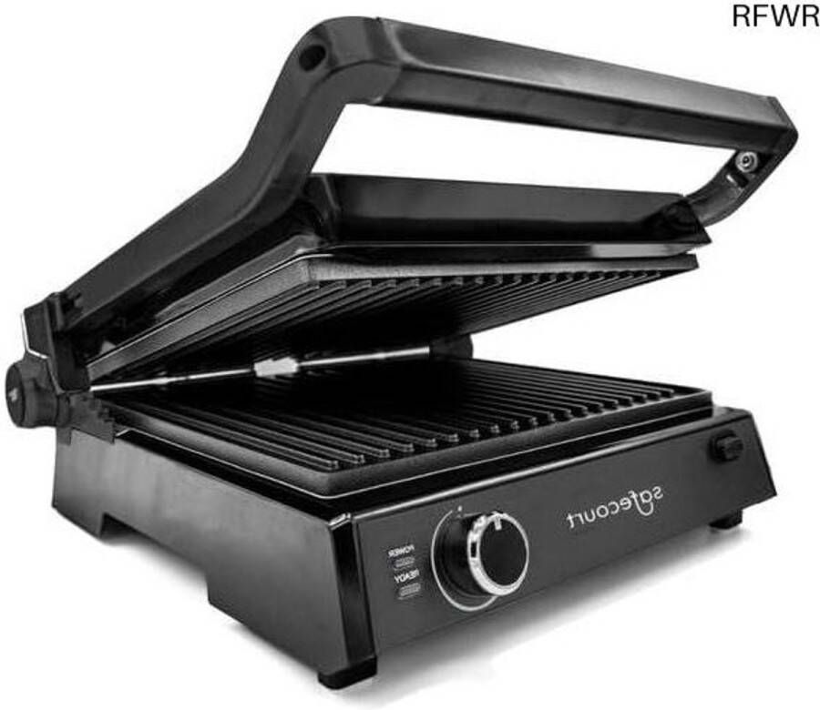 RFWR 3-in-1 Contactgrill Tosti-apparaat Grillplaat & Tosti-ijzer PFAS-Vrij Gemakkelijk Schoon Te Maken 2000 Watt Extra Groot Bakoppervlak