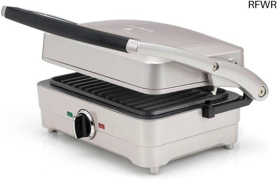 RFWR 3-in-1 Grill Wafel en Omelette Contactgrill met Verwisselbare Platen