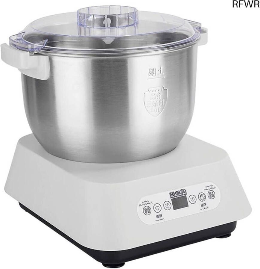 RFWR 5L roestvrijstalen elektrische deegmaker met fermentfunctie automatische kneedmachine voor thuis bakplezier
