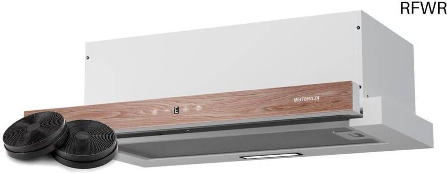RFWR 60 cm onderbouw afzuigkap met telescopische functie en energie-efficiëntieklasse A