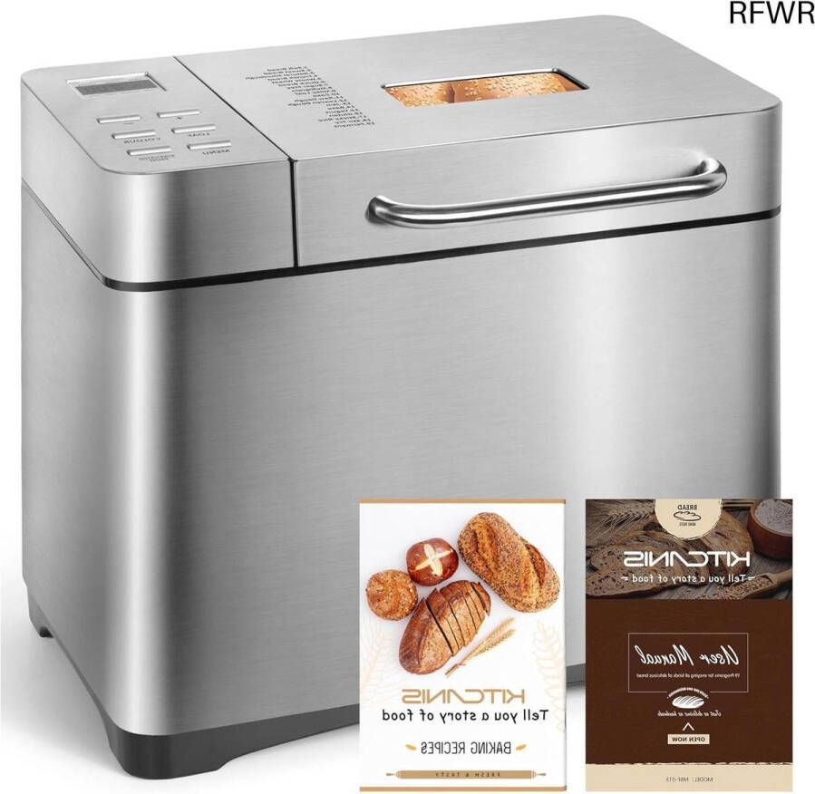 RFWR Broodbakmachine 19-in-1 voor perfecte broden en deeg