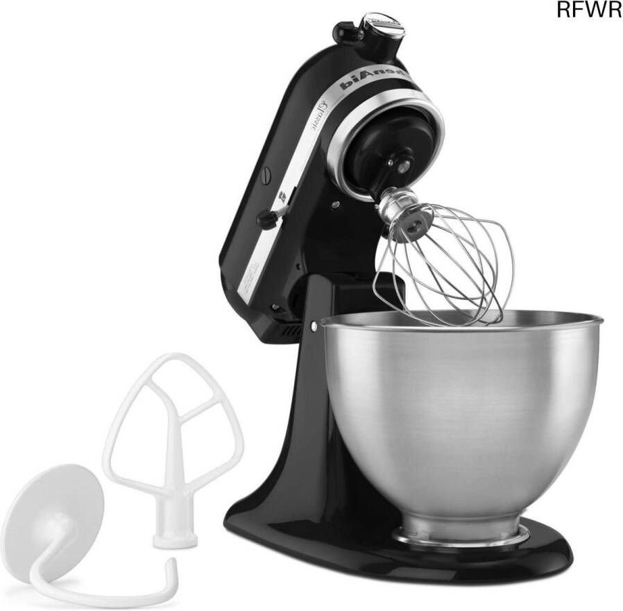 RFWR Classic keukenmachine zwart 4 3L Eenvoudig in gebruik en onderhoud