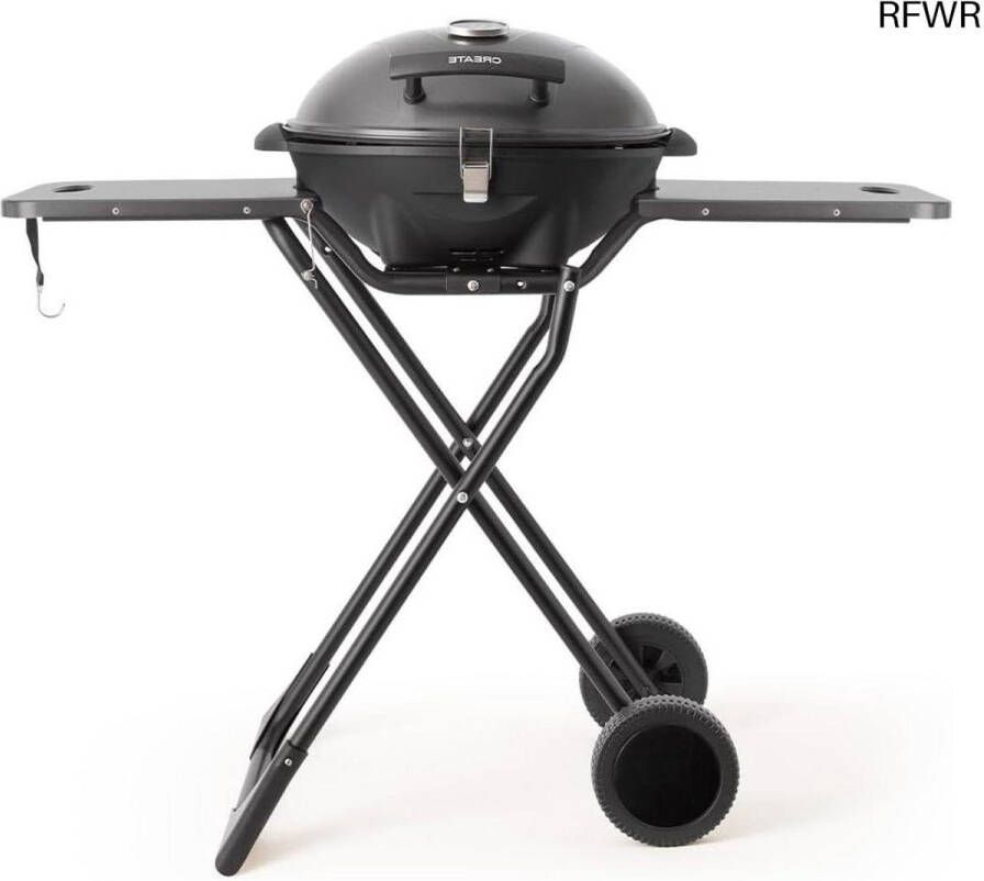 RFWR Compacte 2-in-1 elektrische grill met afneembare behuizing temperatuurregeling en antiaanbaklaag