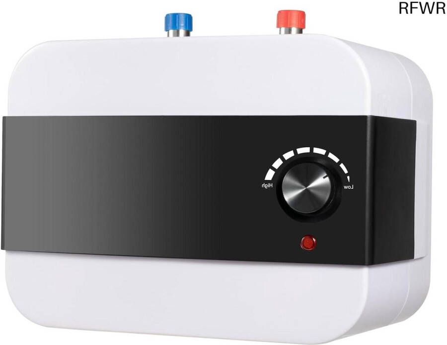 RFWR Compacte elektrische boiler 6 liter 1500W met snelle opwarming en temperatuurregeling
