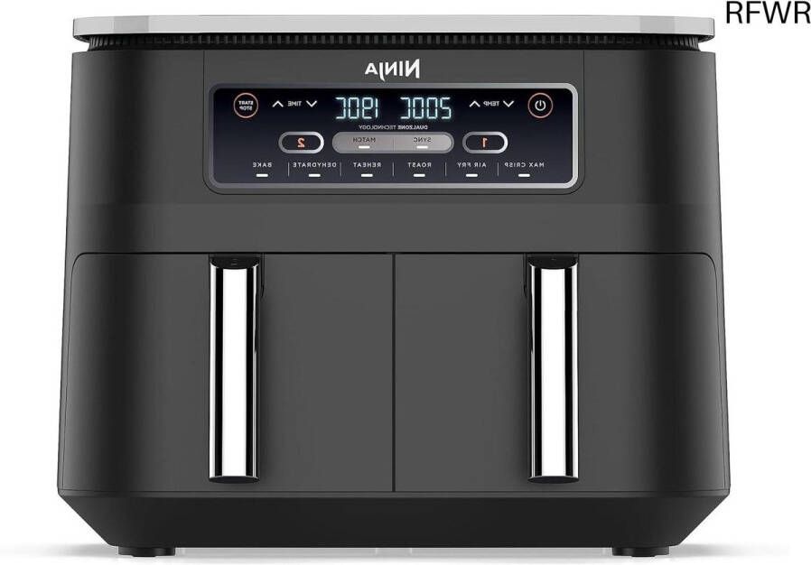 RFWR Digitale Airfryer met 2 Laden en 7 6L Capaciteit voor Gezond Koken