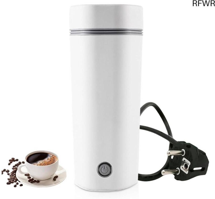 RFWR Draagbare 3-in-1 waterkoker met instelbare temperatuur 450 ml ideaal voor reizen thuisgebruik en kantoor