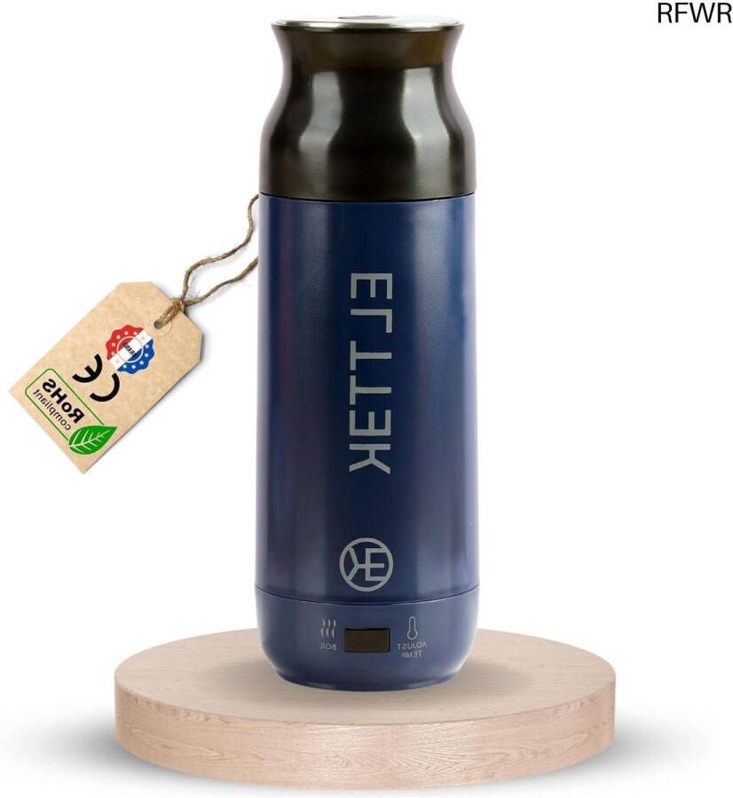 RFWR Draagbare Elektrische Waterkoker met Instelbare Temperatuur Grote Capaciteit 450 ml