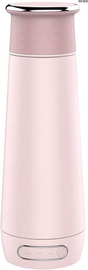 RFWR Draagbare Elektrische Waterkoker Mini Kookbeker Roze