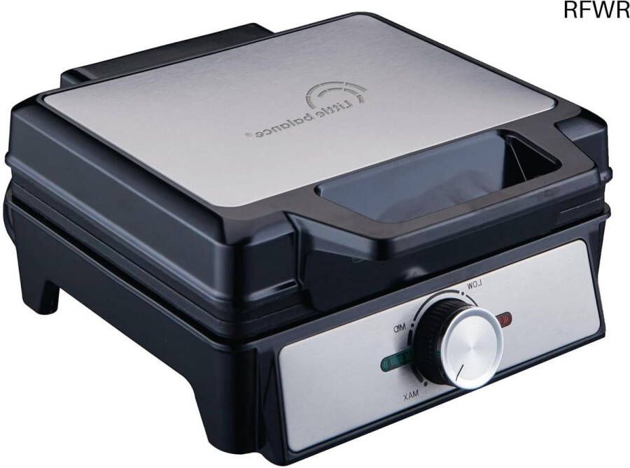 RFWR Elektrisch Wafelijzer voor Echte Kurkwafels – Antiaanbak PFAS-Vrij Gelijkmatige Warmteverdeling Koude Handgreep 1600W