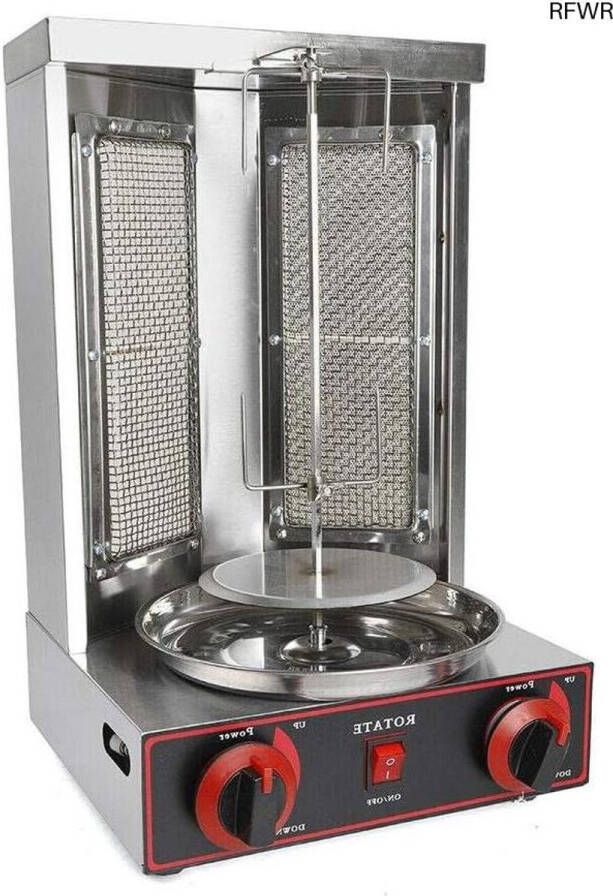 RFWR Elektrische Dönergrill Met Temperatuurinstelling Ideaal Voor Thuisgebruik