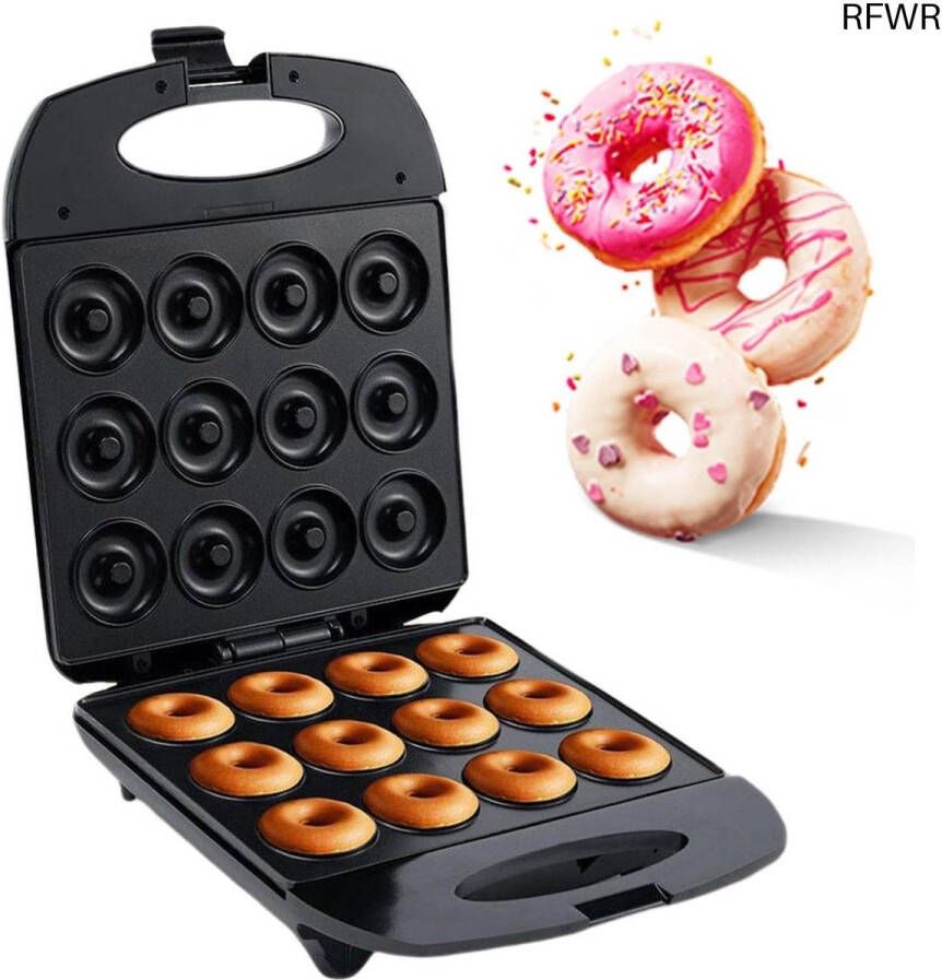 RFWR Elektrische Donut Maker voor 12 Gaten Bakgereedschap voor Snacks en Desserts