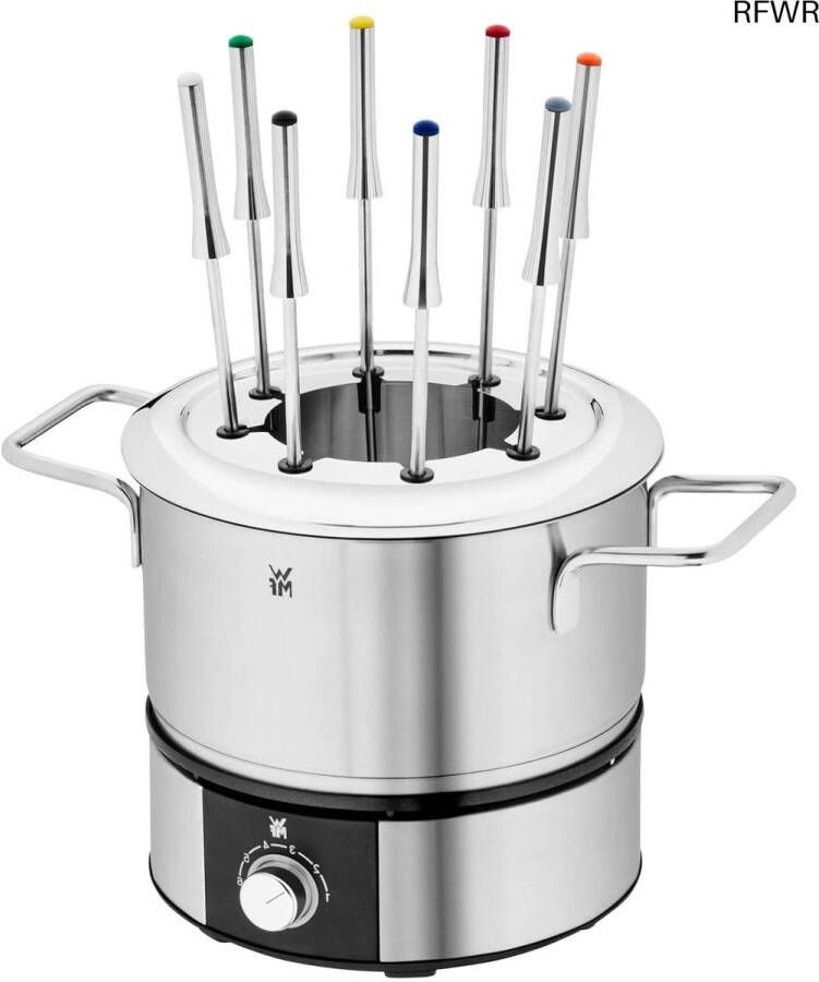 RFWR Elektrische fondueset voor 8 personen met temperatuurregeling en inductiekop