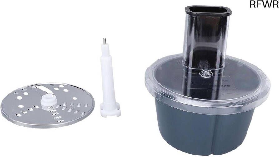 RFWR Elektrische Groentesnijder Roestvrij Staal Vaatwasmachinebestendig Ideaal voor Efficiënt Snijden en Verzagen van Groenten