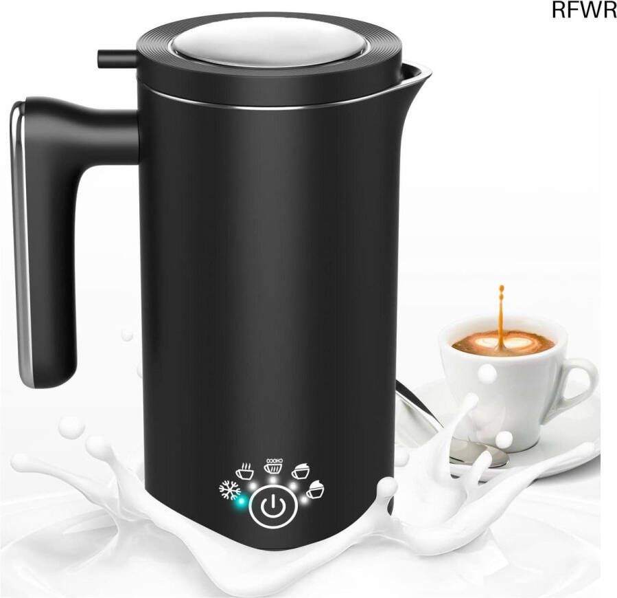 RFWR Elektrische Melkopschuimer 5-in-1 met 500 ml en Stille Werking