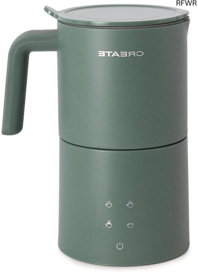 RFWR Elektrische Melkopschuimer met Touchscreen en 4 Programma's Vaatwasmachinebestendig 620 ml Veiligheidsontwerp