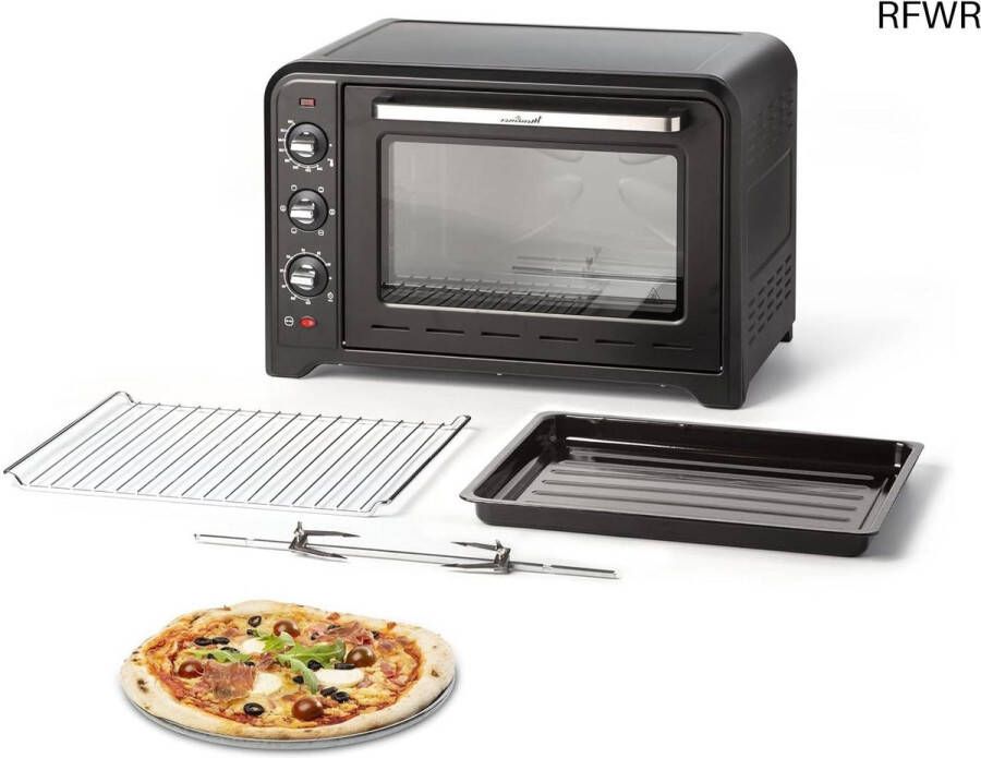 RFWR Elektrische oven met draaiwarmte en 7 kookmodi 60 L