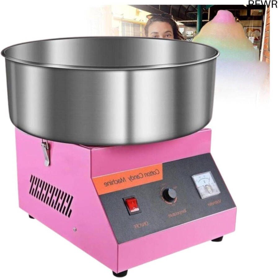RFWR Elektrische Suikerspinmachine voor Thuis en Feestjes Maak Snel Suikerspinnen