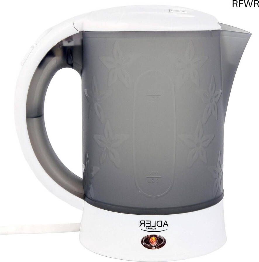 RFWR Elektrische Waterkoker met Waterniveau-indicator en Antikalkfilter 0 6 L 600 Watt