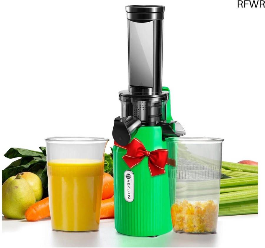 RFWR Essentiële Slow Juicer met Koude Pers Technologie 60 RPM Sapcentrifuge