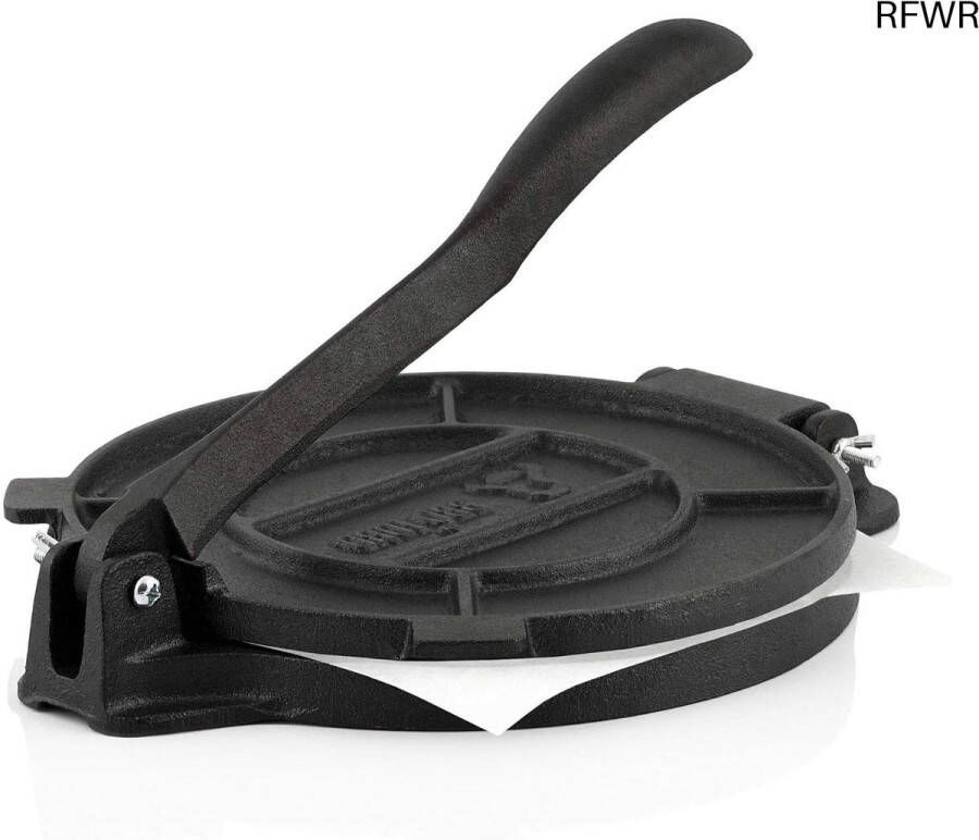 RFWR Gietijzeren Tortillapers voor Zelfgemaakte Tortilla's Diameter 25 cm