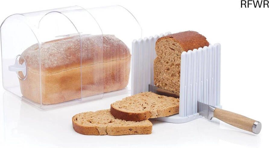 RFWR Grote Broodbak met Broodsnijdergids en Aanpasbare Luchtstroom